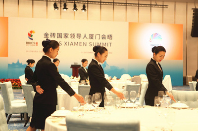 北辰會展 “北京服務”金磚再綻光芒 禮儀服務